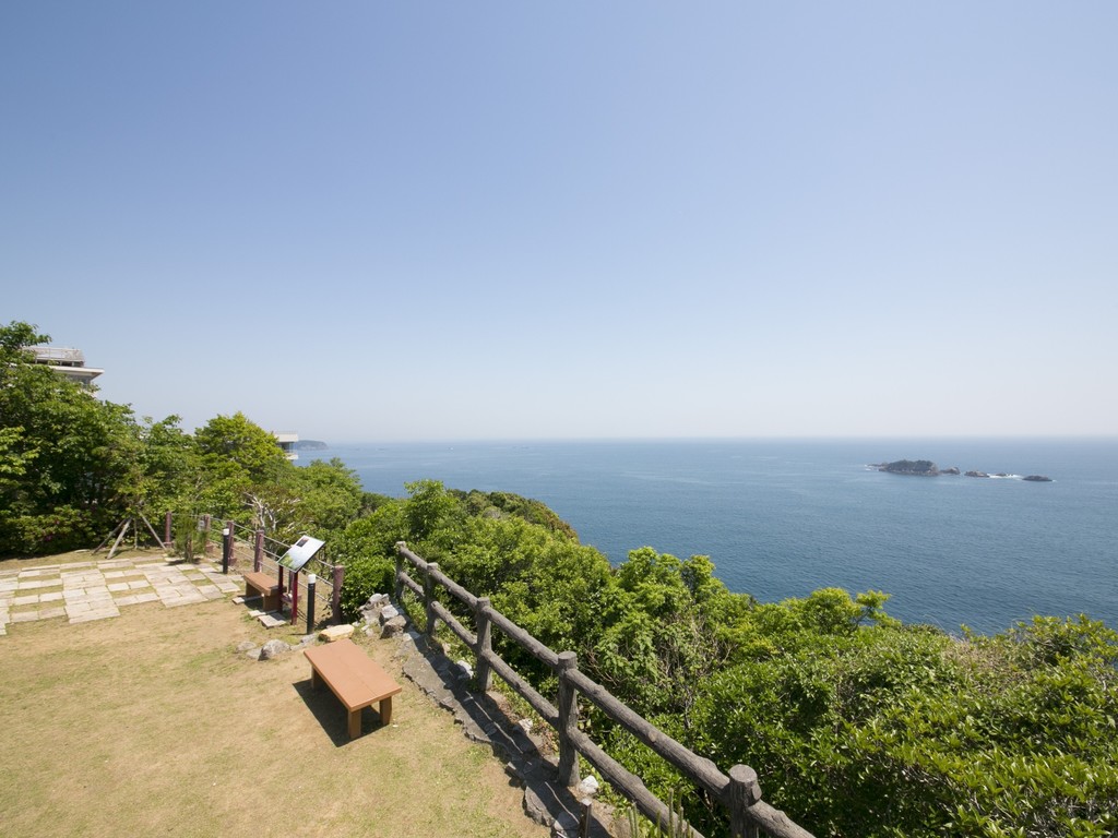 山上館　狼煙山遊園、太平洋側からの眺望