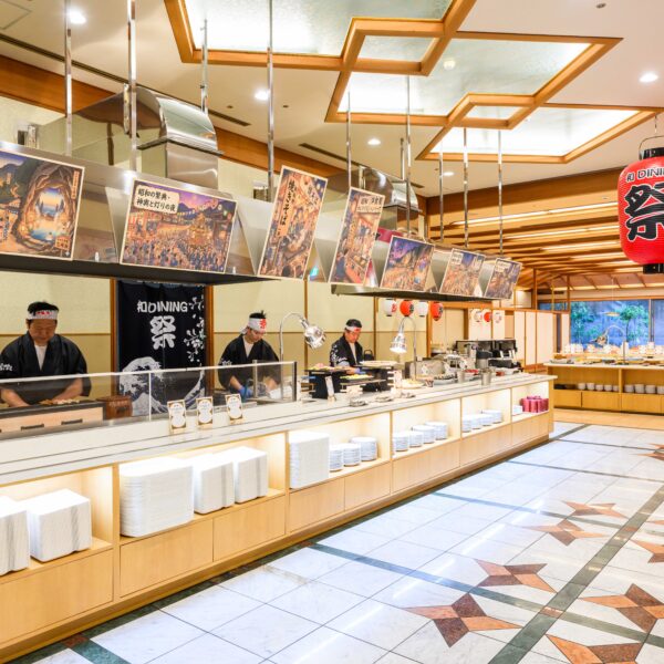 【なぎさ館】昭和レトロな雰囲気で賑やかに「和DINING 祭」生鮪＆屋台料理バイキング【飲み放題付】