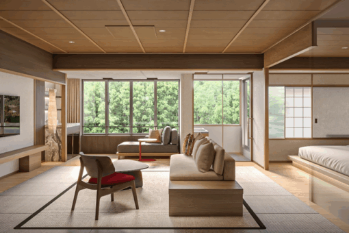 【リニューアル部屋】森と川を望む源泉かけ流し露天風呂付スイートで過ごす癒しの休日／夕食は和歌山ブランド熊野牛会席