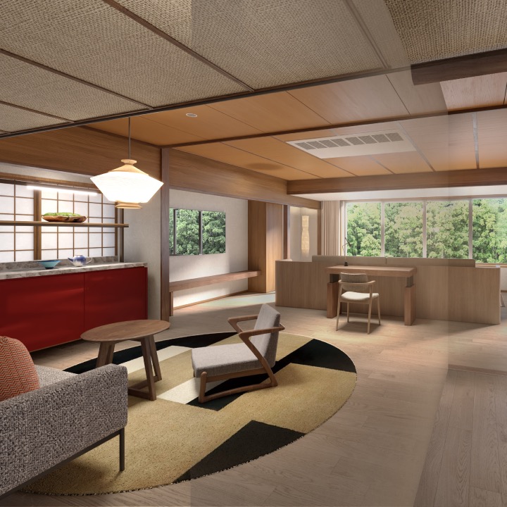 山翠スイート源泉かけ流し露天風呂＋サウナ