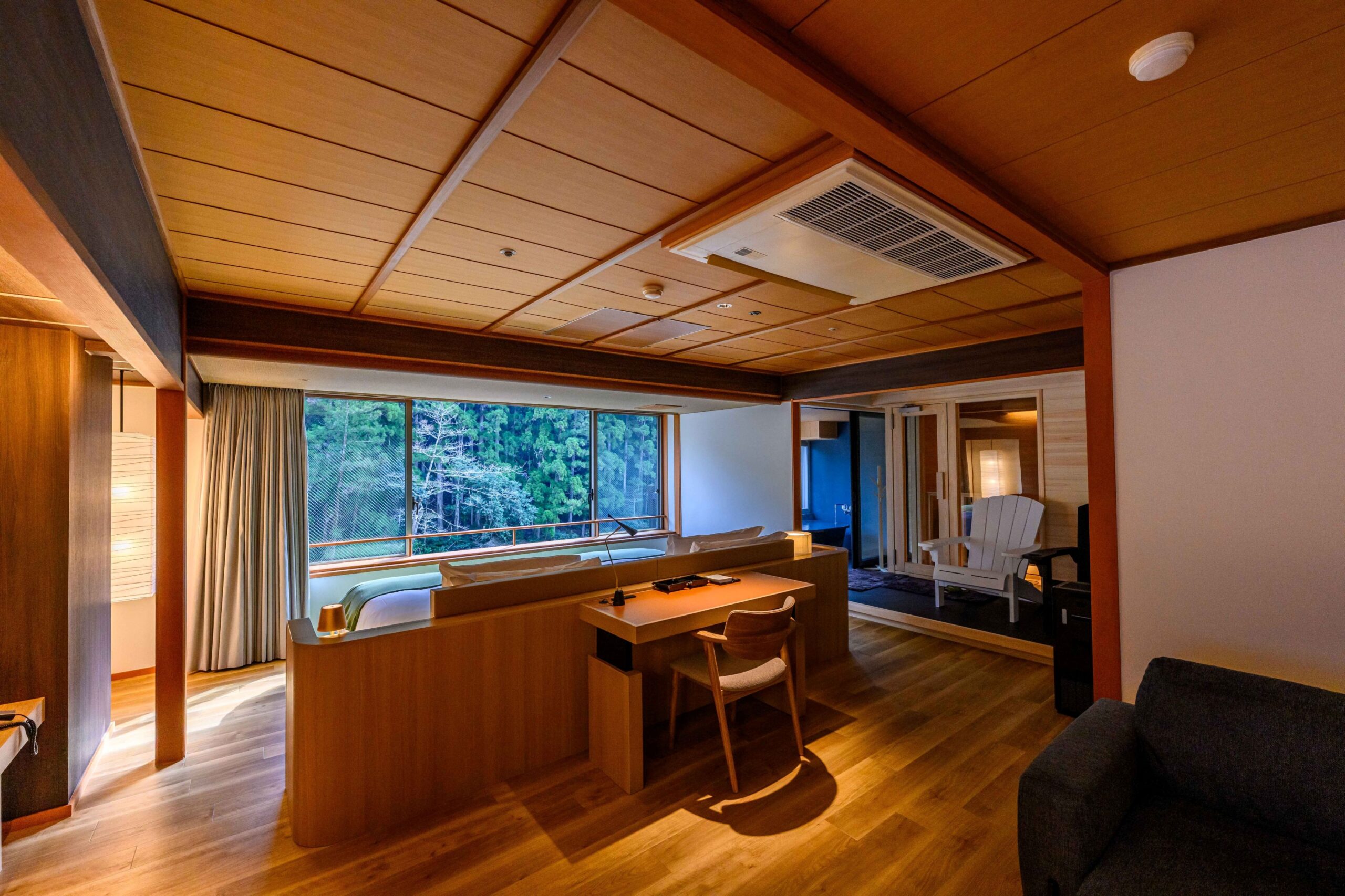 12/27リニューアル【山翠スイート】源泉かけ流し露天風呂＋プライベートサウナ付