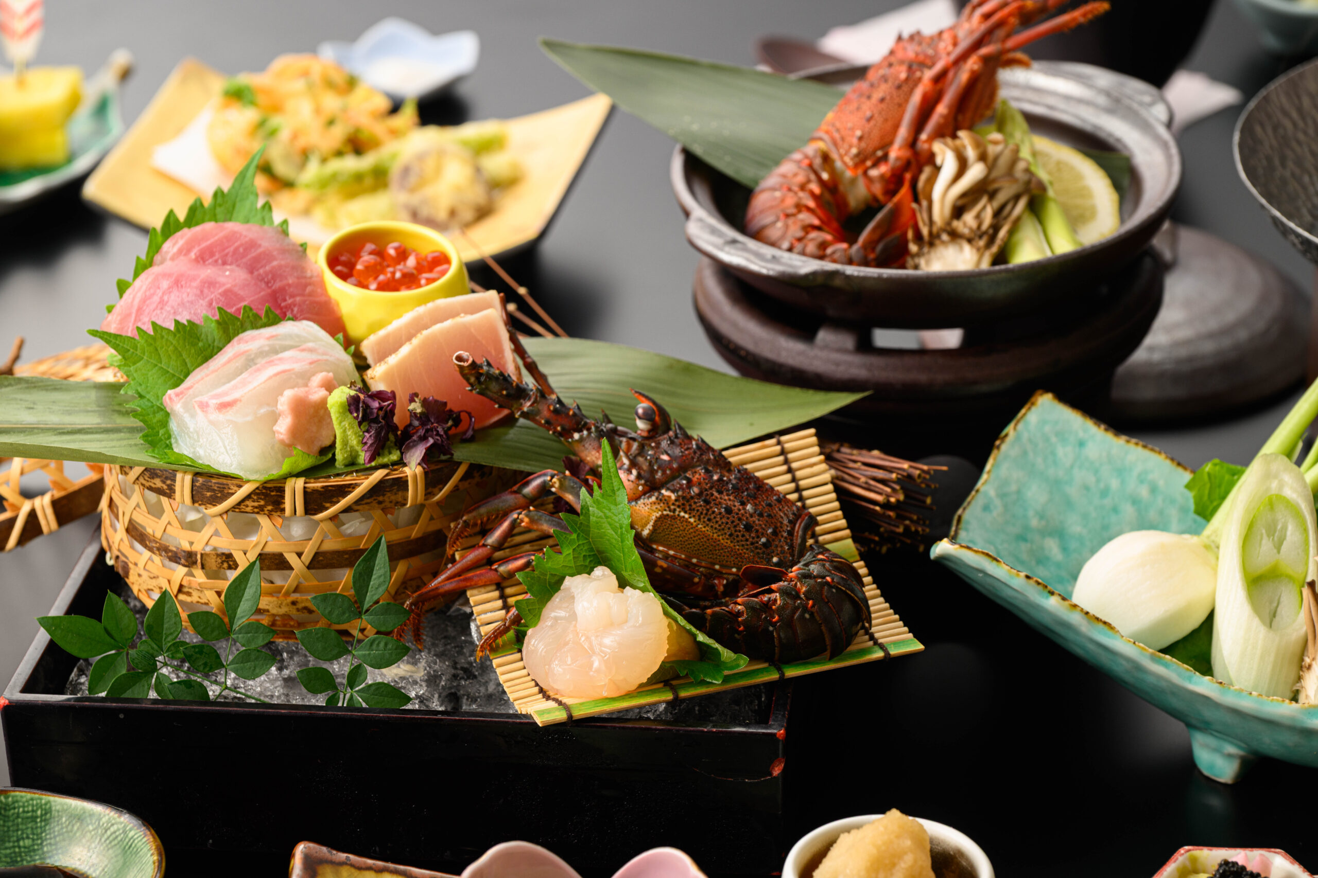 伊勢海老・鯨・鮑・熊野牛が味わえる♪紀州美味豪華会席プラン